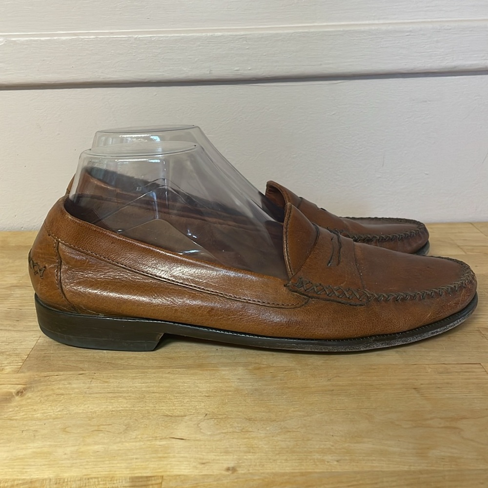 Men's Brown Leather Loafers